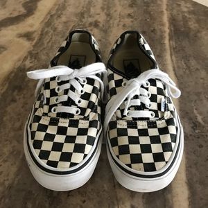 Checkered Vans